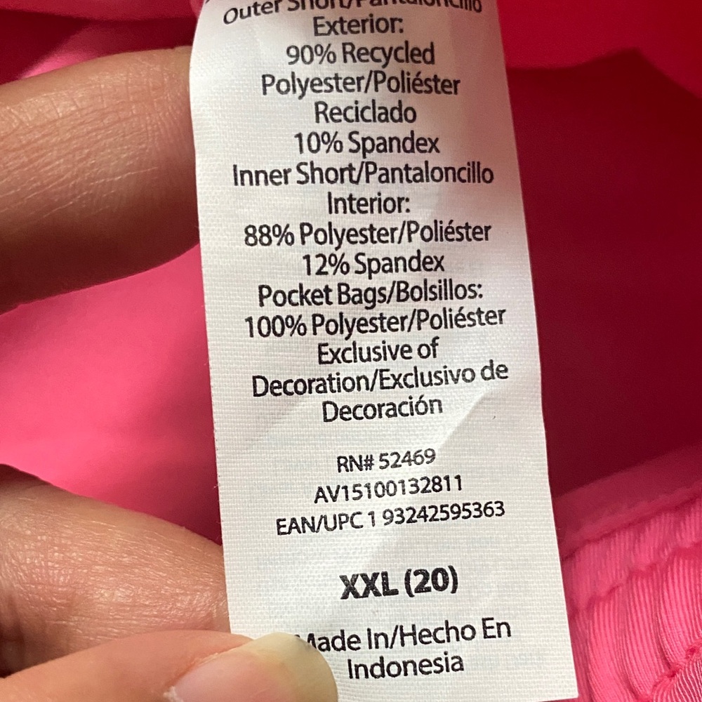 Avia Pink Women's Athletic Shorts - Picture 5 of 11